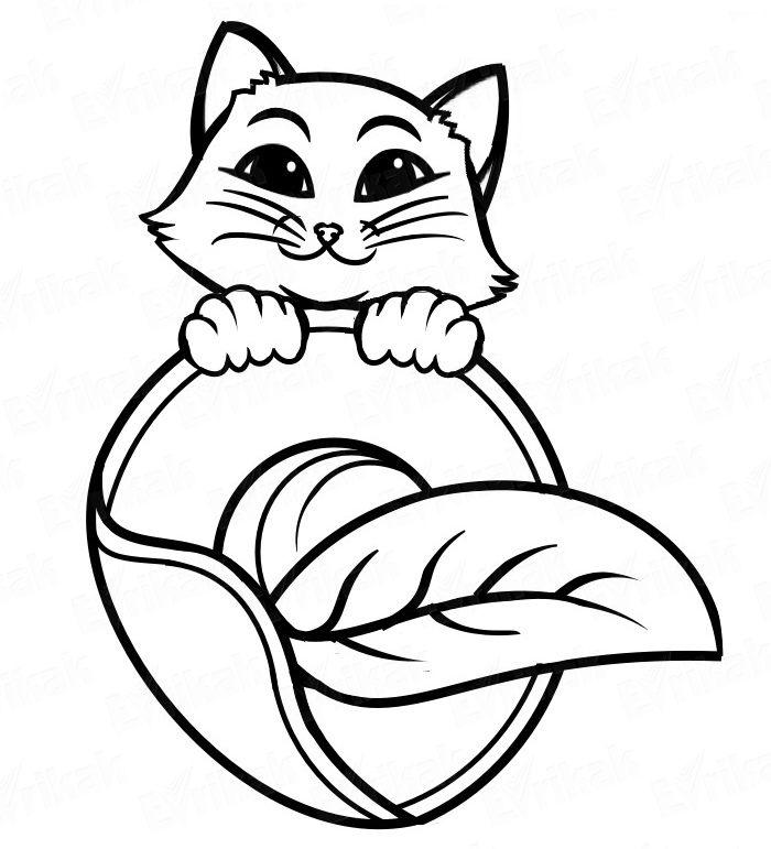Раскраска «Кот в сапогах из Шрека»