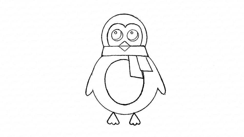 Как нарисовать пингвина карандашом (+ раскраска)