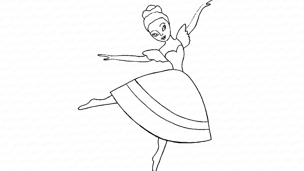 Как нарисовать танцующую балерину