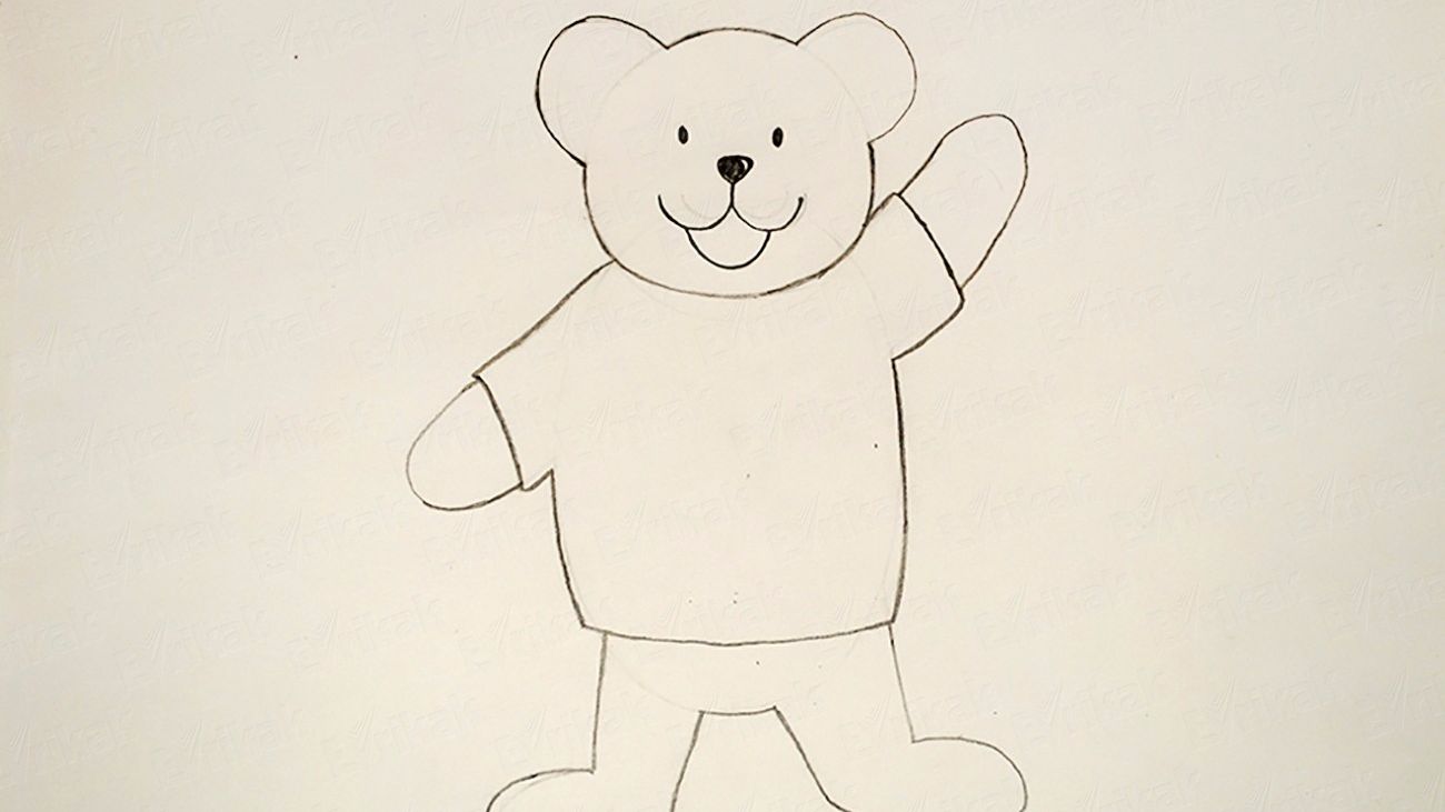Как нарисовать медвежонка карандашом