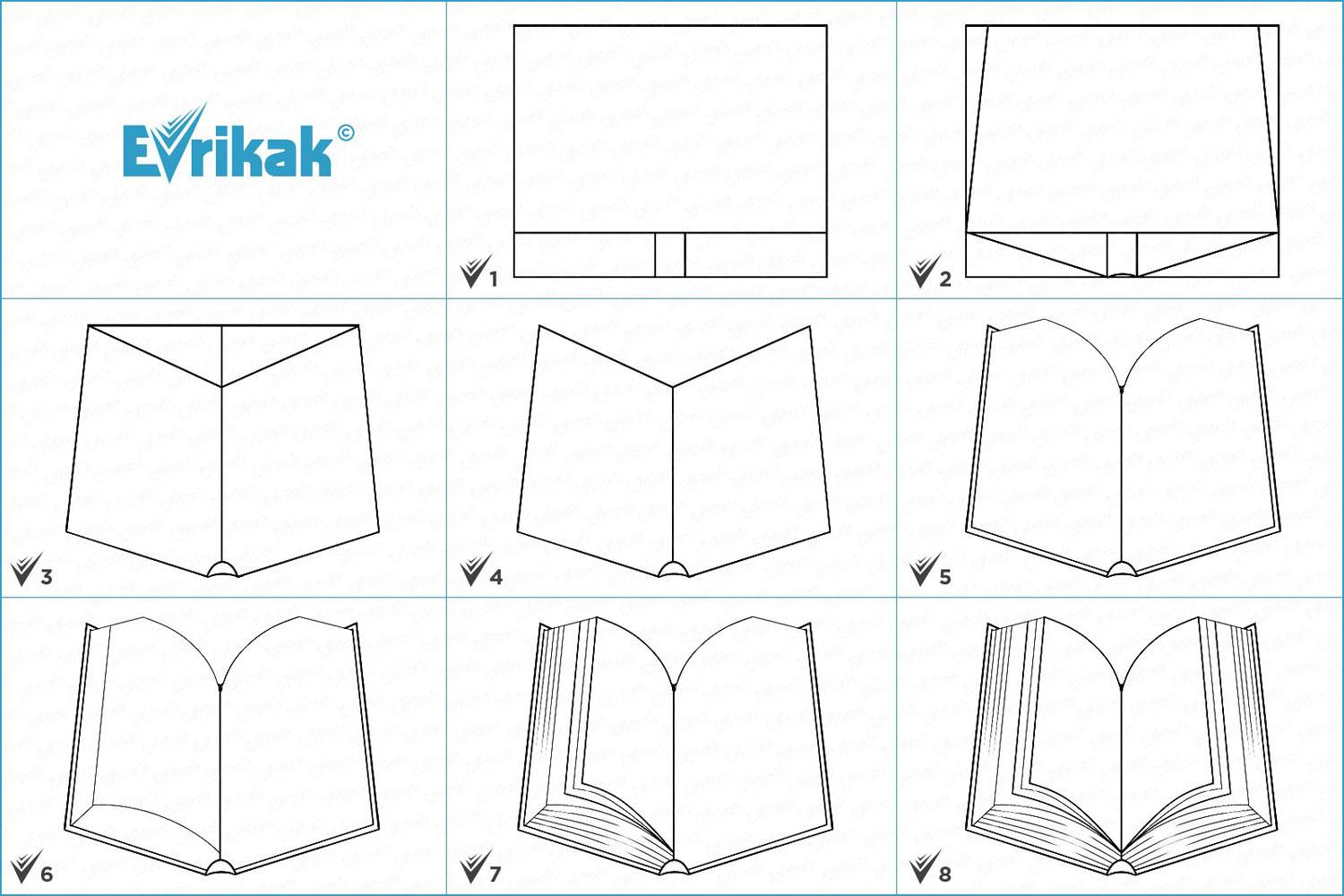 Как нарисовать книги карандашом поэтапно Как нарисовать книги карандашом поэтапно