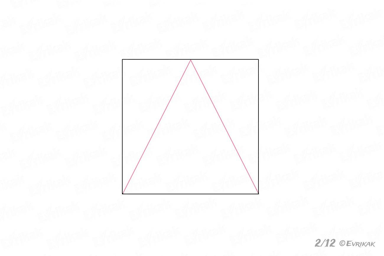 Очертания 3D треугольника