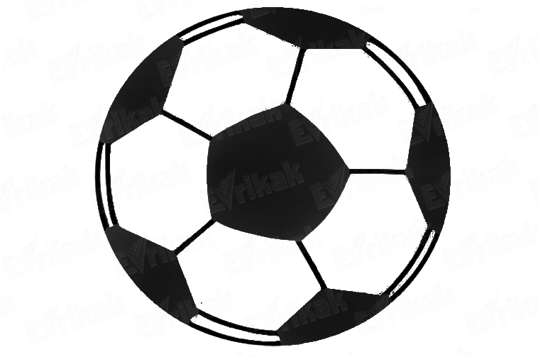 Раскраска Футбольный мяч
