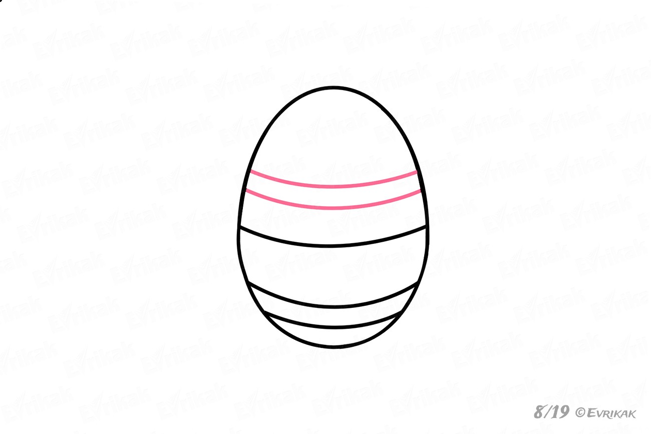 Как нарисовать пасхальное яйцо