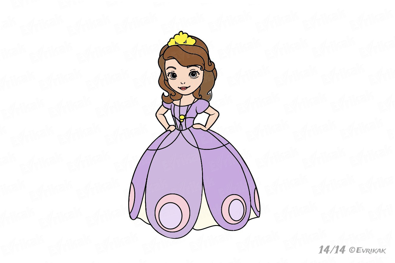 Как рисовать принцесс и замки