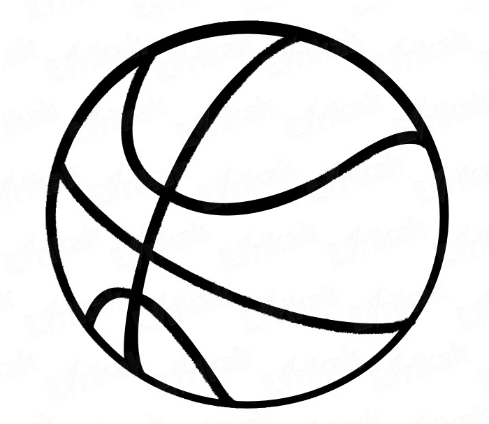 Раскраска “Баскетбольный мяч”