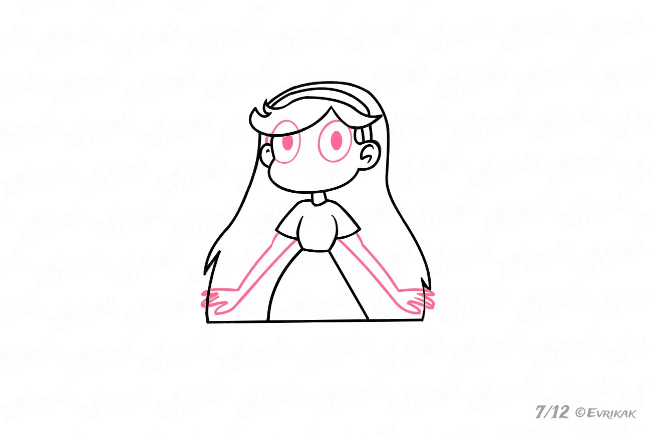 Как рисовать руки принцессы