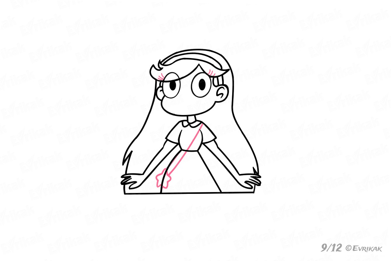 Как рисовать сумочку принцессы