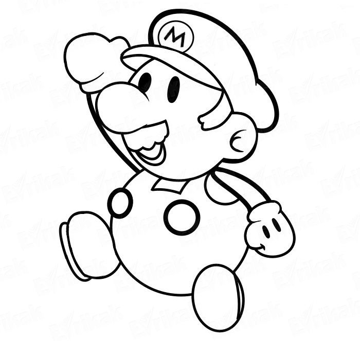 Раскраска «Марио»