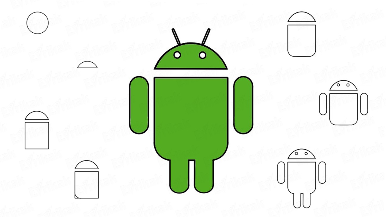 Как поэтапно нарисовать зеленого робота – логотип Android (+раскраска)