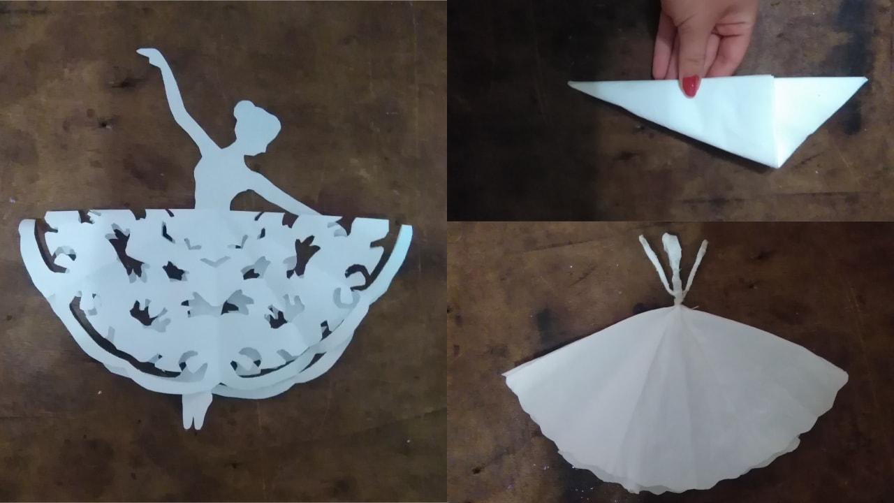 Балерины своими руками из бумаги и салфеток: пошаговая инструкция с фото