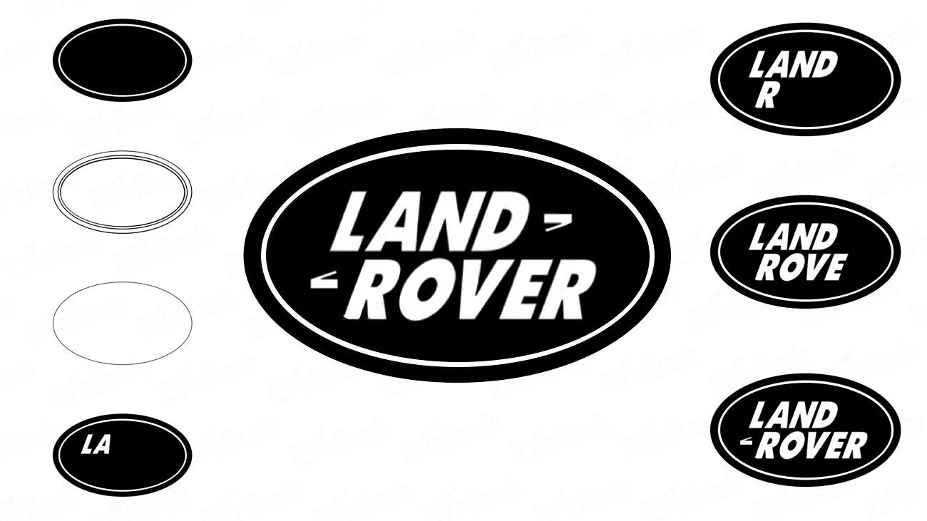 Как пошагово нарисовать значок автомобиля Land Rover