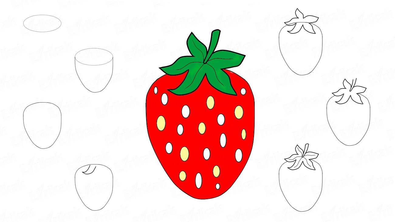 Рисование с детьми ягоды