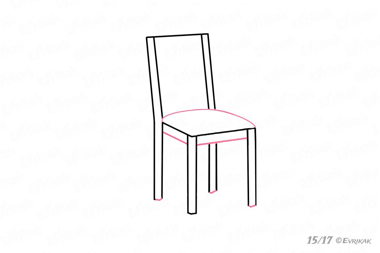 Оббивка сидения стула