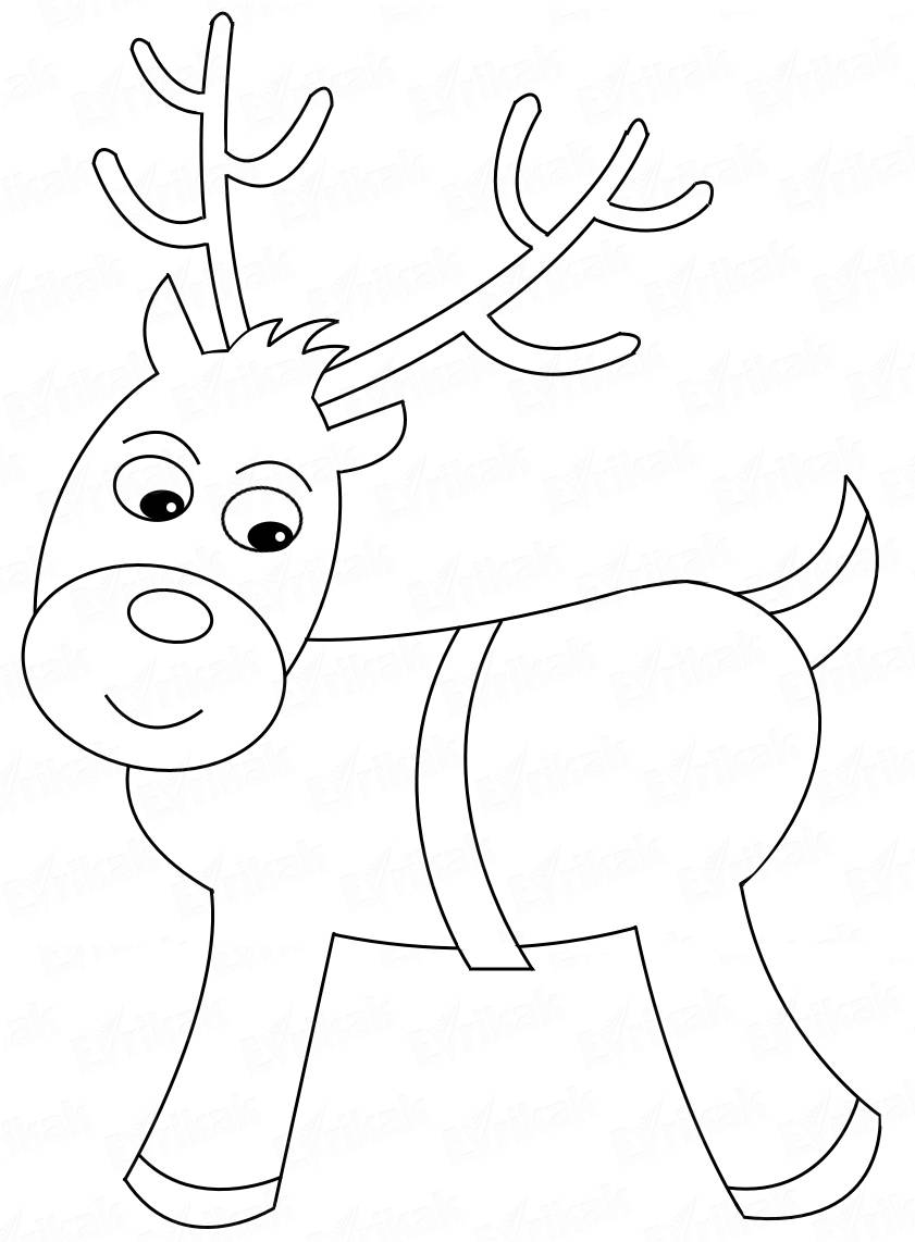 Рисунок оленя на новый год. Олень раскраска для детей. Раскраска олень новогодний. Рождественский олень раскраска. Новогодний олень раскраска для детей.