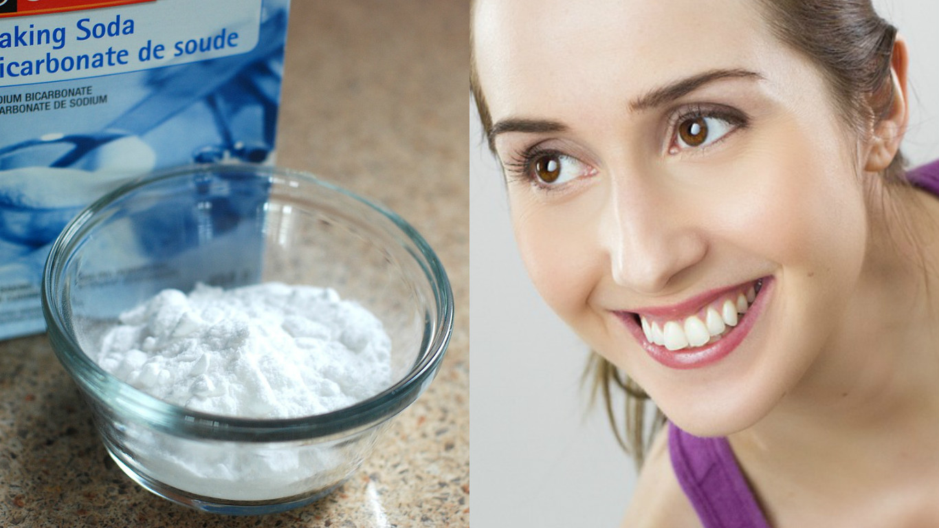 Отбеливание зубов содой фото до и после