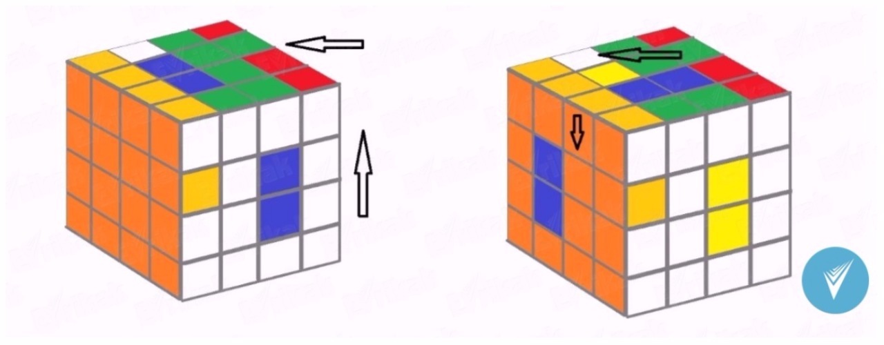 Кубик 4х4 сборка для начинающих схема. Кубик рубик 4х4 схема сборки. Кубик рубик 4х4 формулы. Кубик рубик 4х4 паритеты. Формула сборки кубика Рубика 4х4.