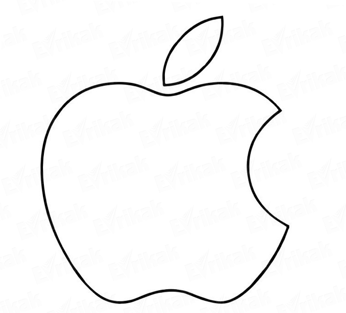 Apple значок нарисовать