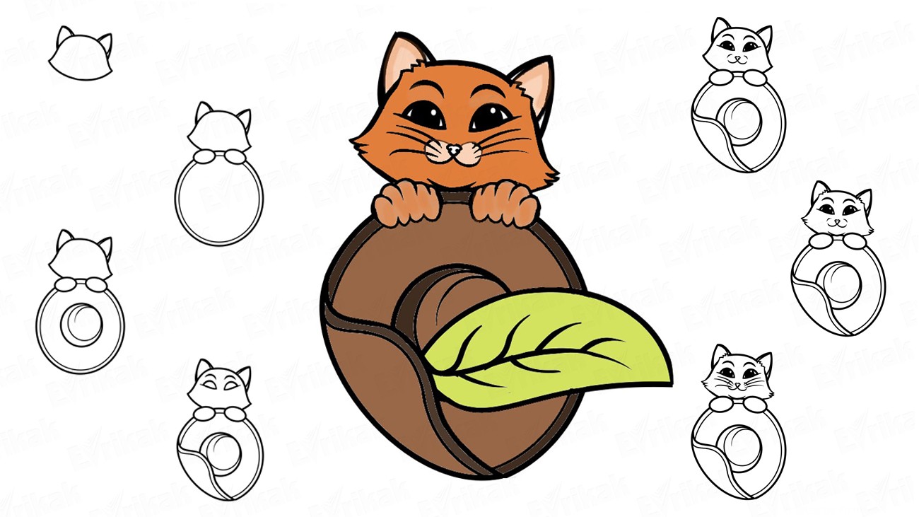 Кот в сапогах поэтапное рисование для детей